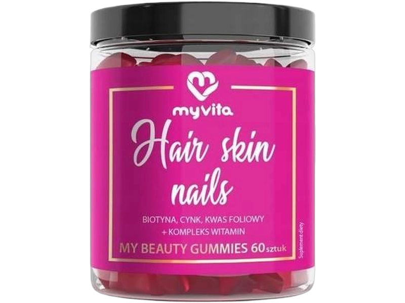 MyVita Hair Nails Skin, żelki, 60 szt.