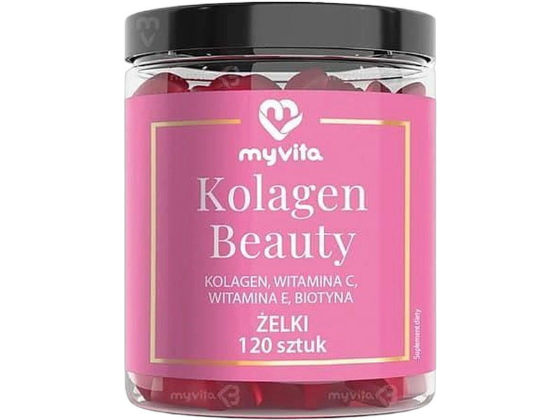 MyVita Kolagen Beauty, żelki, 60 szt.