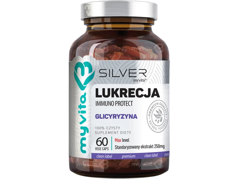 MyVita Silver Lukrecja, kapsułki, 60 kaps.