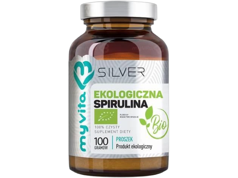 MyVita Silver Spirulina bio ekologiczna, proszek, 100 g