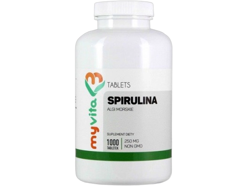 MyVita Spirulina, tabletki, 250 mg, 1000 tabl.