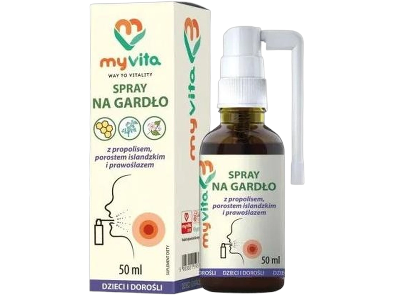 MyVita Spray na gardło, 50 ml