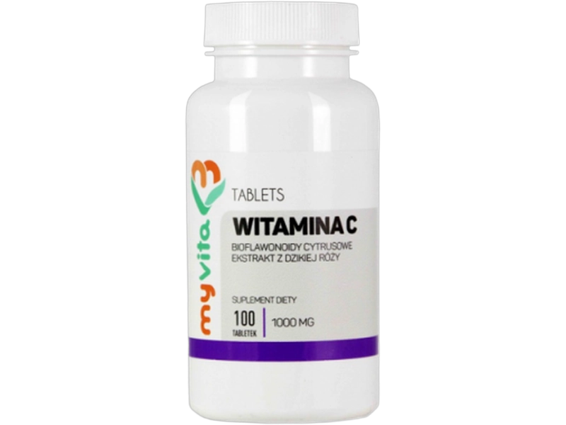 MyVita Witamina C, tabletki, 1000 mg, 100 tabl.
