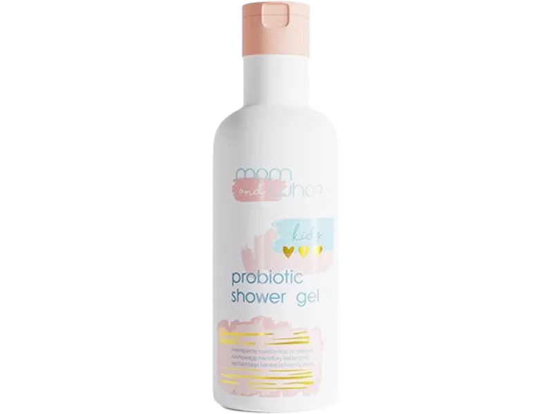 NACOMI Mom & Who KIDS Probiotyczny nawilżająco-kojący żel pod prysznic, 250 ml