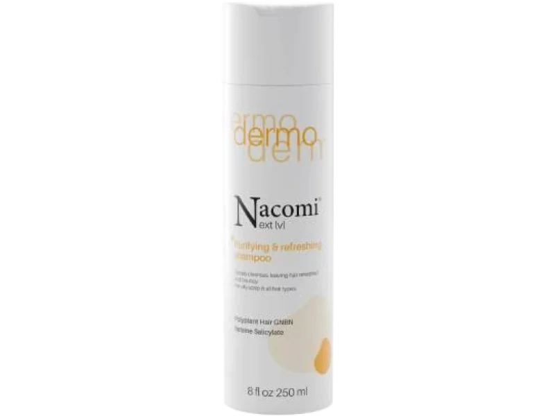 Nacomi Next Level Dermo Szampon do włosów oczyszczający i odświeżający, 250 ml