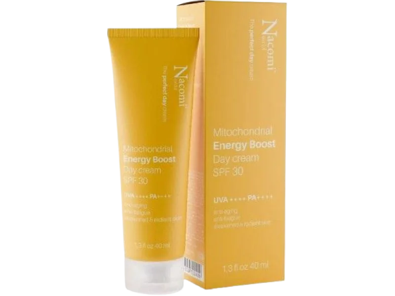 Nacomi Next Level Energetyzujący krem do twarzy z ochroną mitochondrialną SPF30, 40 ml