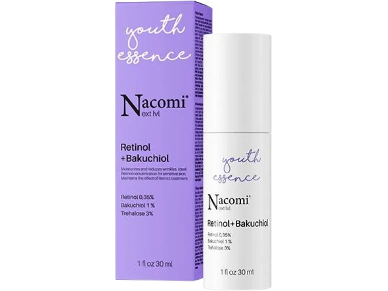 NACOMI Next Level Retinol 0,35% + Bakuchiol 1%, serum, 0,35% + 1%, 30 ml