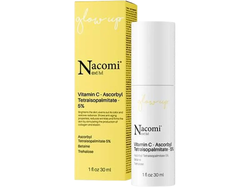 NACOMI Next Level Serum Vitamin C – Ascorbyl Tetraisopalmitate, 5%, 30 ml