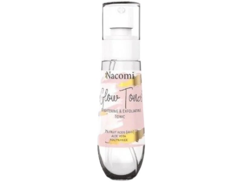 NACOMI Toner Tonik złuszczająco rozświetlający, 80 ml