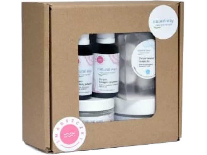 NATURAL WAY Zestaw do terapii domowych Na Zmarszczki i Nawilżenie, zestaw terapeutyczny, 1 szt.