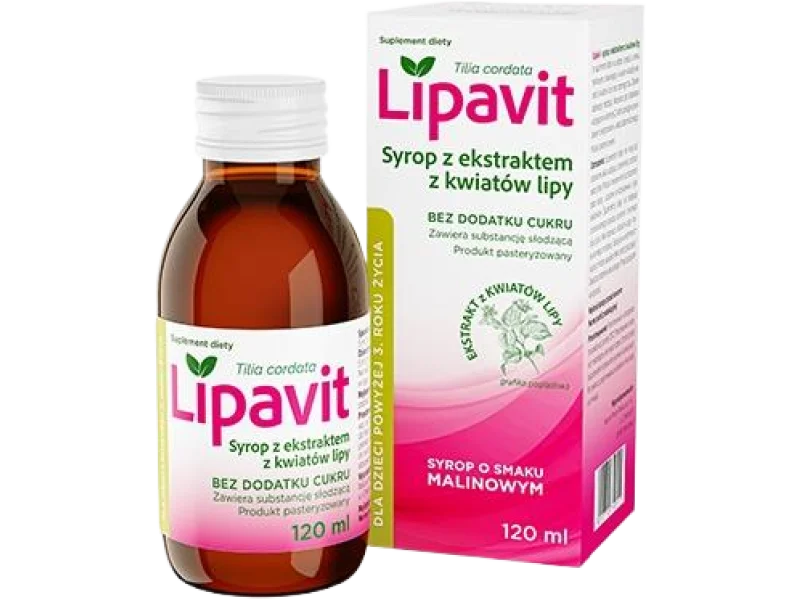 Nature Pharm Lipavit z ekstraktem z kwiatów lipy, syrop, 120 ml
