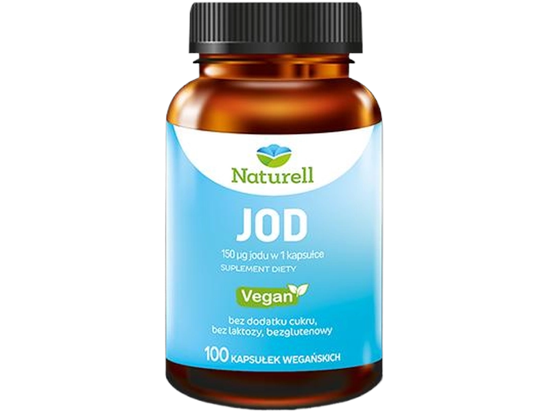 Naturell Jod, kapsułki, 150 µg, 100 kaps.