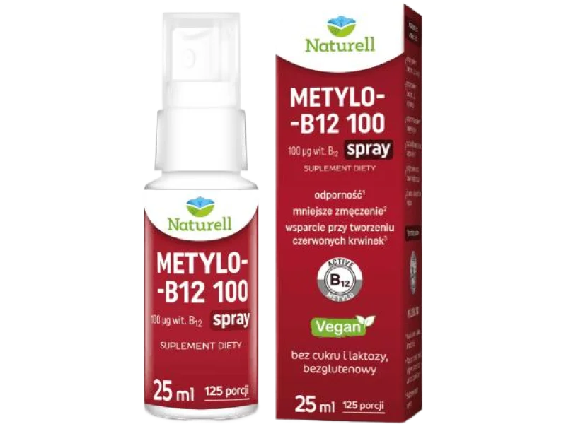 Naturell Metylo-B12 100, spray, 100 µg, 25 ml