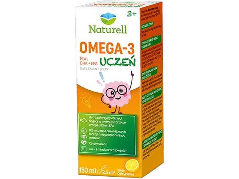 Naturell Omega-3 uczeń, płyn, 150 ml