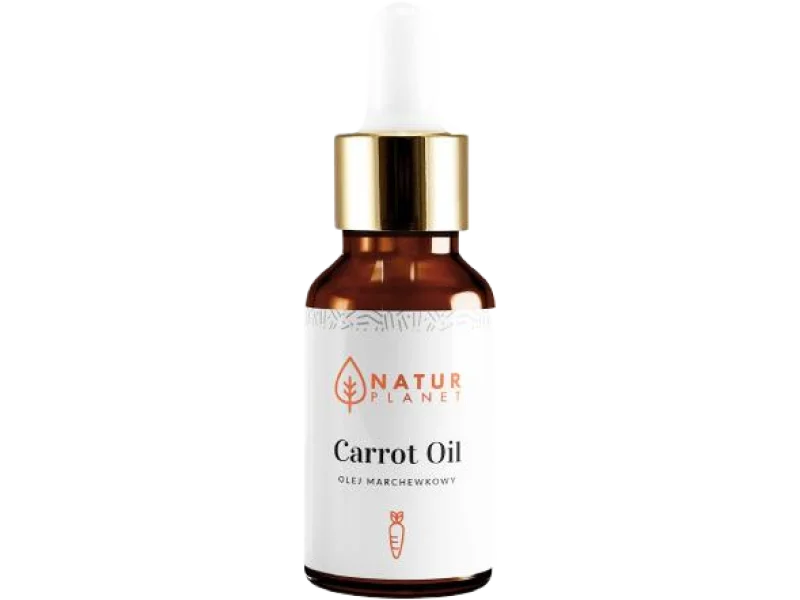 NaturPlanet Olej Marchewkowy 100%, olejek, 30 ml