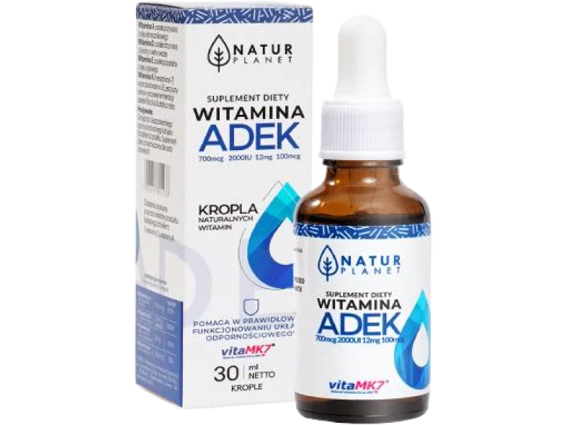 NaturPlanet Witamina ADEK, krople, 30 ml