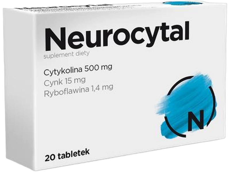 Neurocytal, tabletki, 20 tabl.