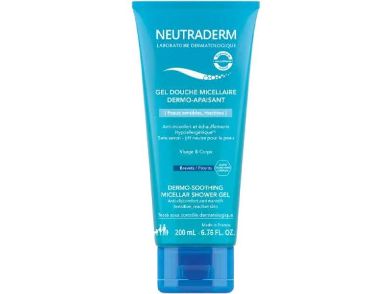 NEUTRADERM Dermo-łagodzący micelarny żel pod prysznic, 200 ml