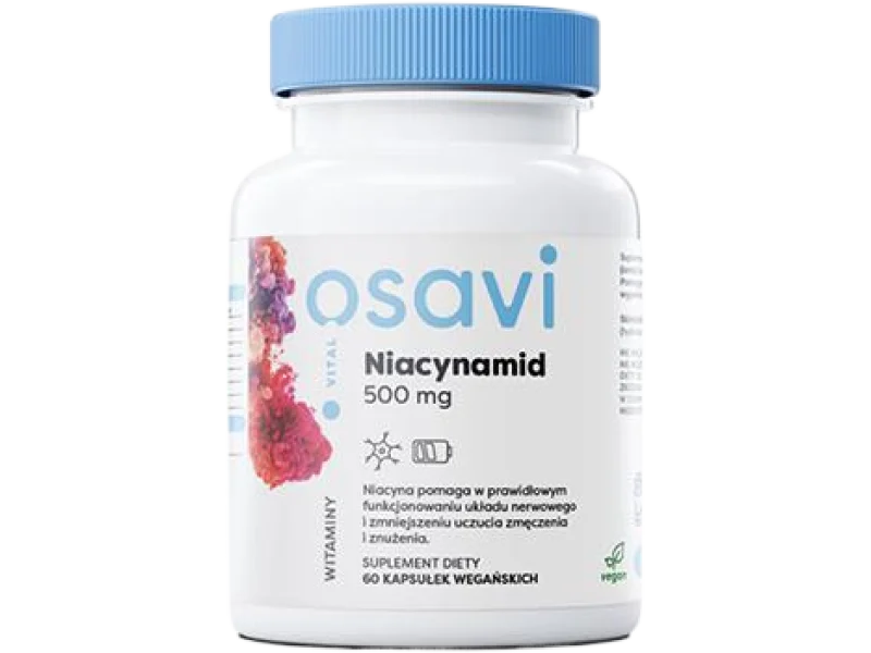 Niacynamid, kapsułki, 60 kaps.