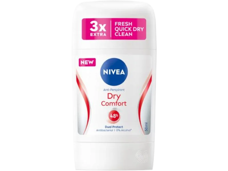 NIVEA Antyperspirant damski w sztyfcie Dry Comfort, sztyft, 50 ml