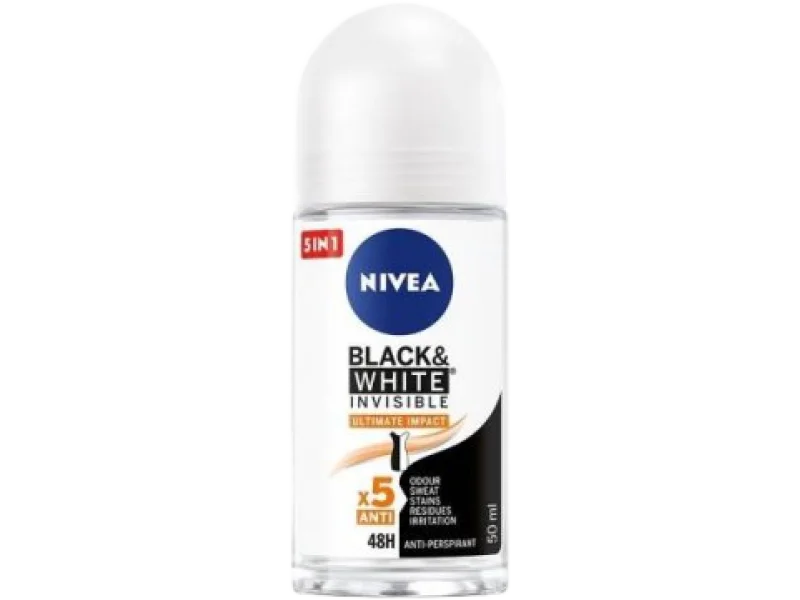NIVEA BLACK&WHITE ULTIMATE IMPACT, roll-on, 50 ml