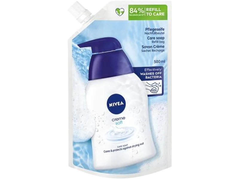 NIVEA CREAM Soft Mydło, płyn, 500 ml