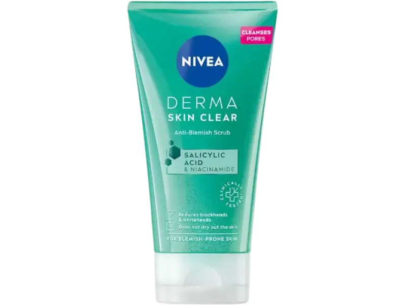 Nivea Derma Skin Clear peeling przeciw niedoskonałościom, żel, 150 ml