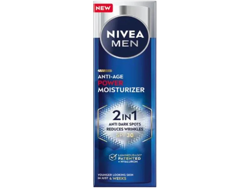 NIVEA Men Anti-Age Power krem do twarzy SPF30, 50 ml