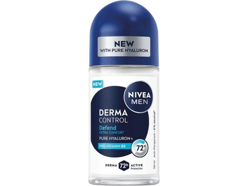 Nivea Men Derma Control Defend Antyperspirant, roll-on, 50 ml