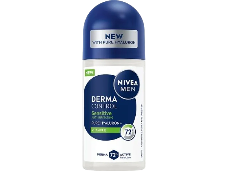 Nivea Men Derma Control Sensitive Antyperspirant, płyn, 50 ml
