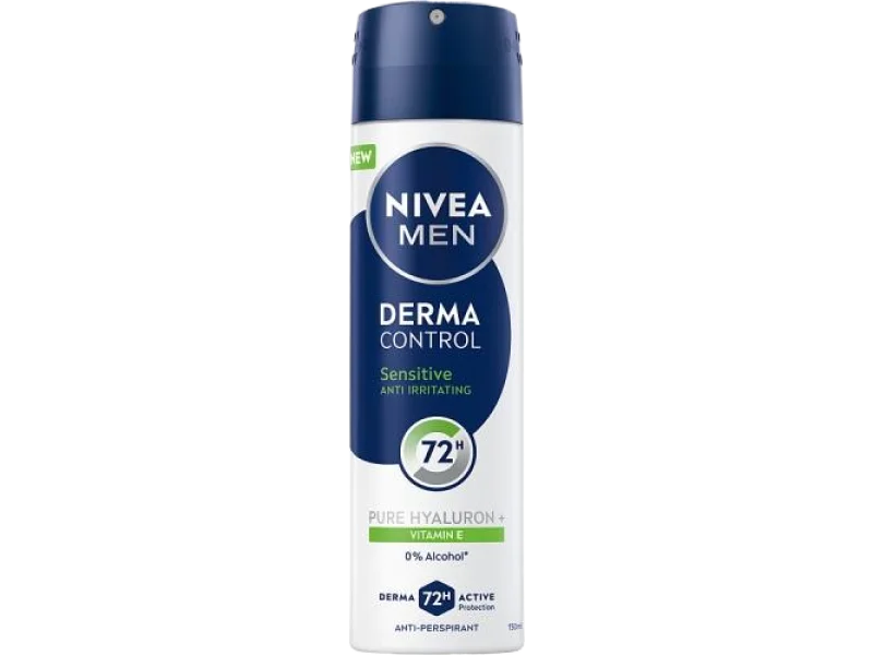 Nivea Men Derma Control Sensitive Antyperspirant, spray, 150 ml