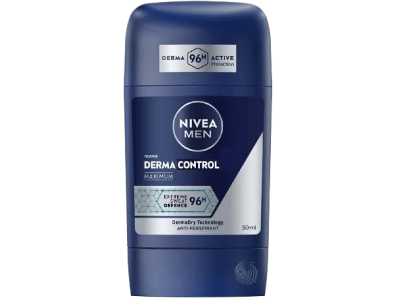 Nivea Men Derma Dry Control Antyperspirant, sztyft, 50 ml