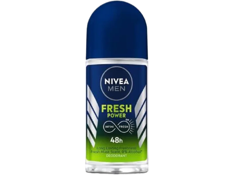 NIVEA Men Fresh Power Antyperspirant, roll-on, 50 ml