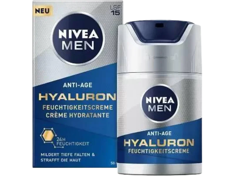 NIVEA MEN Hyaluron Przeciwzmarszczkowy krem do twarzy, 50 ml