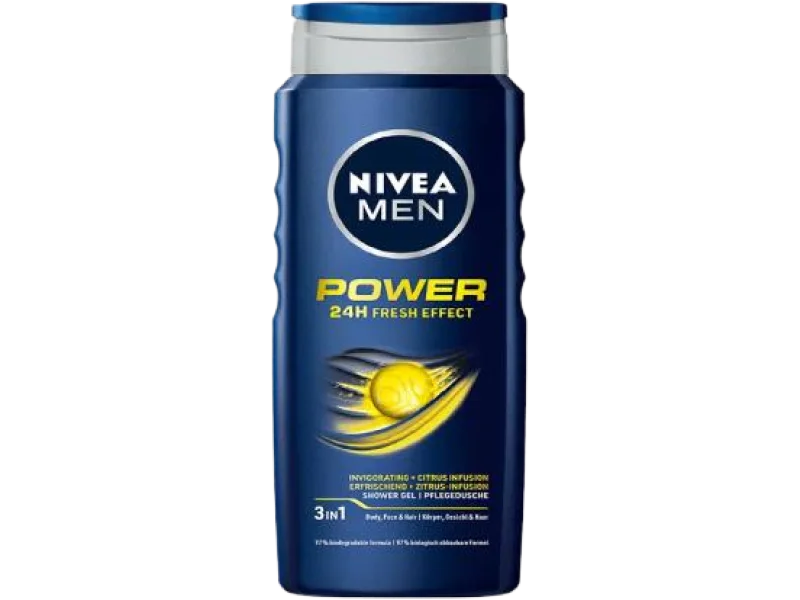 NIVEA Men Power Fresh, żel, 500 ml