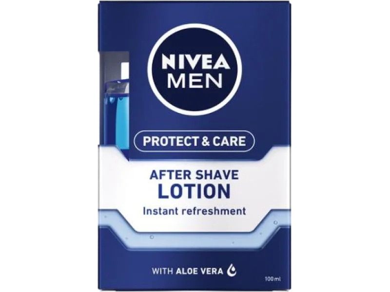 NIVEA MEN Protect & Care Odświeżająca woda po goleniu, płyn, 100 ml
