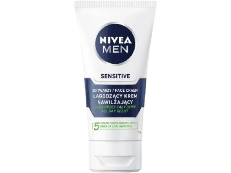 NIVEA MEN Sensitive Krem łagodzący do twarzy, 75 ml
