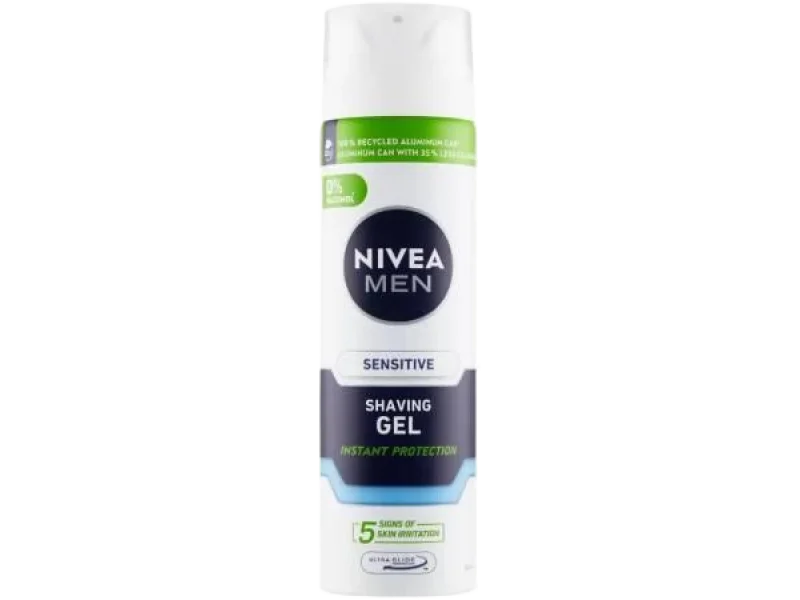 NIVEA MEN Sensitive Łagodzący żel do golenia, 200 ml
