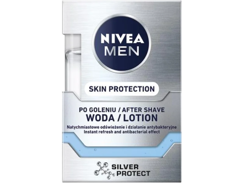 NIVEA MEN Silver Protect Woda po goleniu, płyn, 100 ml
