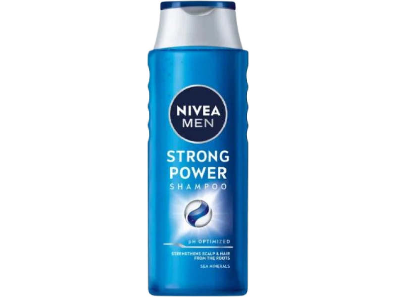 NIVEA MEN Strong Power Szampon do włosów, 400 ml