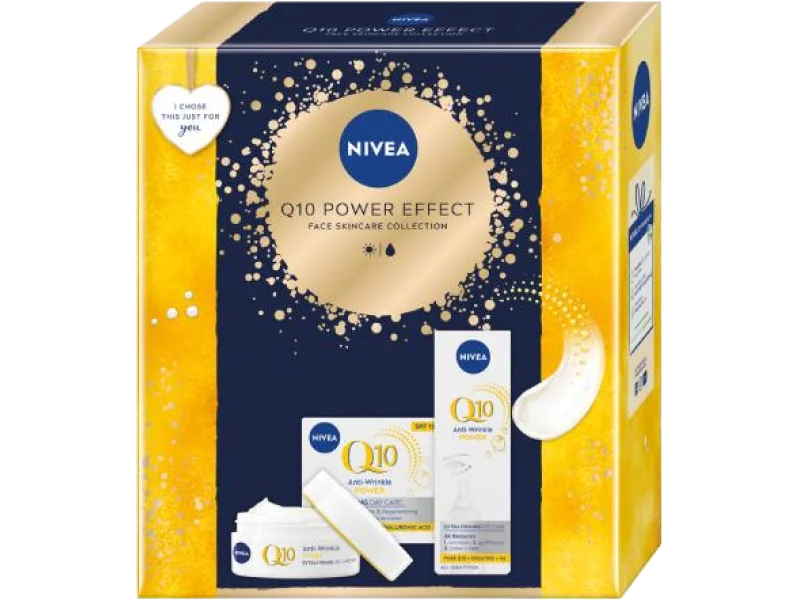 NIVEA Q10 Power Effect Zestaw Przeciwzmarszczkowy, krem, 50 + 15 ml