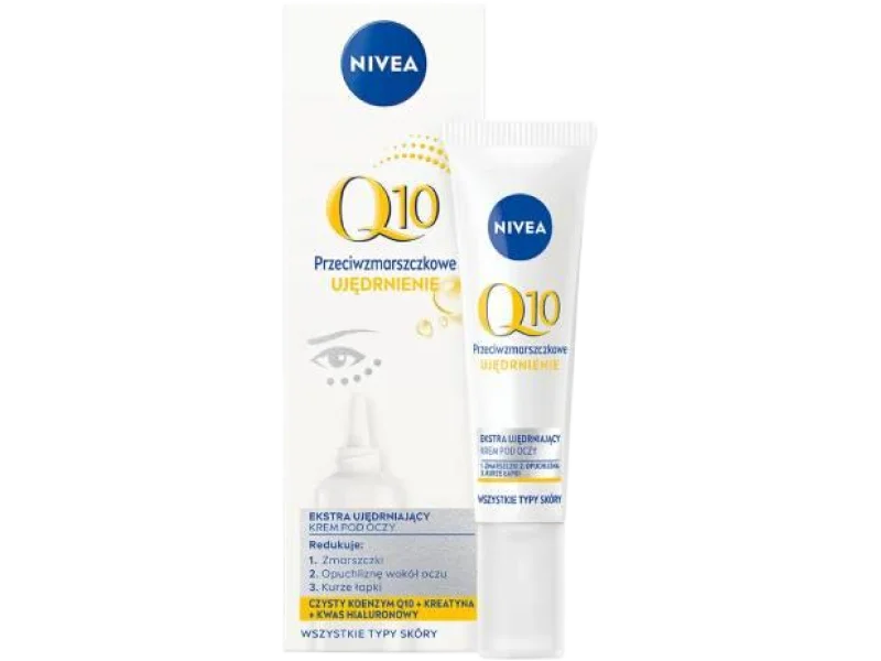 Nivea Q10 Przeciwzmarszczkowe ujędrnienie Krem pod oczy, 15 ml