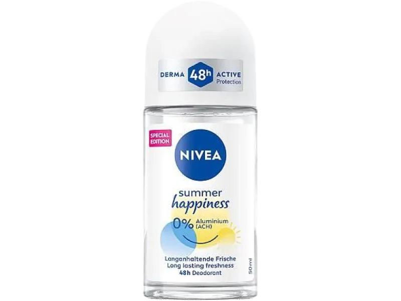 Nivea Summer Happiness Dezodorant 48h damski, płyn, 50 ml