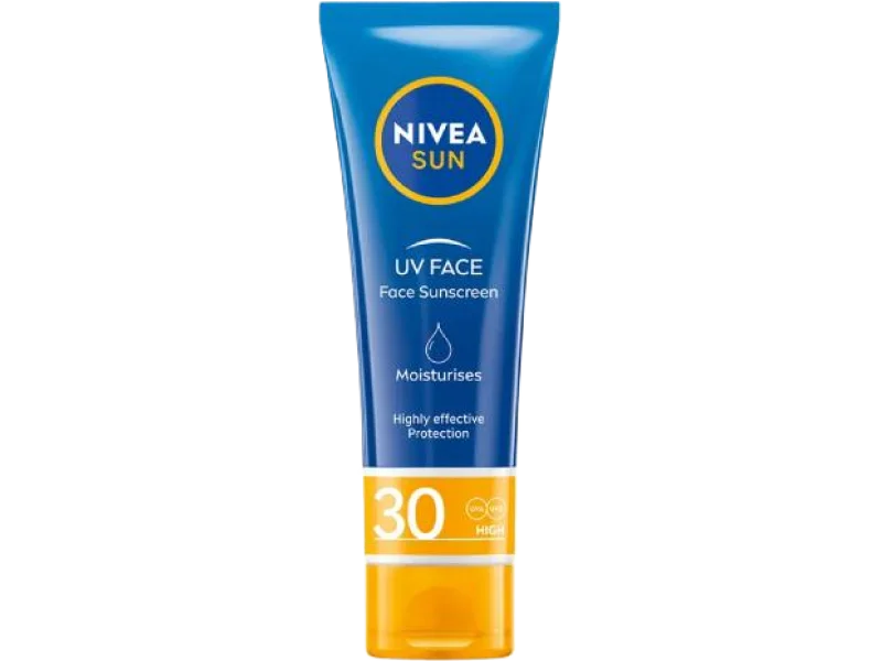 Nivea Sun Nawilżający krem przeciwsłoneczny do twarzy SPF30, 50 ml