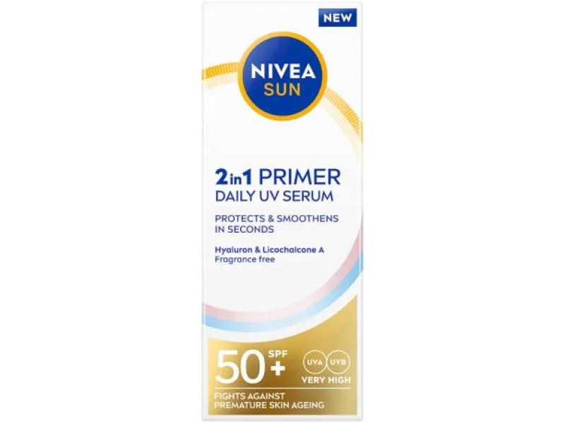 Nivea Sun Primer Daily UV Serum SPF50+, 30 ml