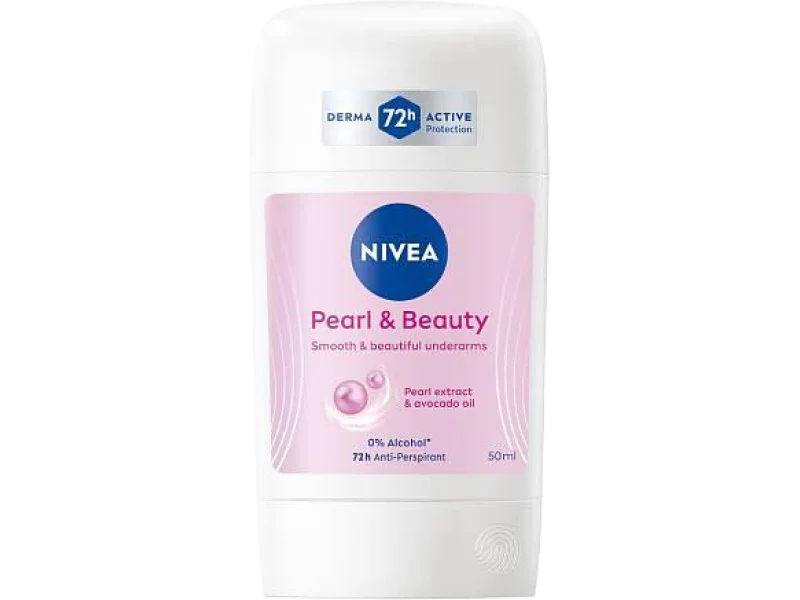 Nivea Woman Pearl & Beauty Antyperspirant, sztyft, 50 ml