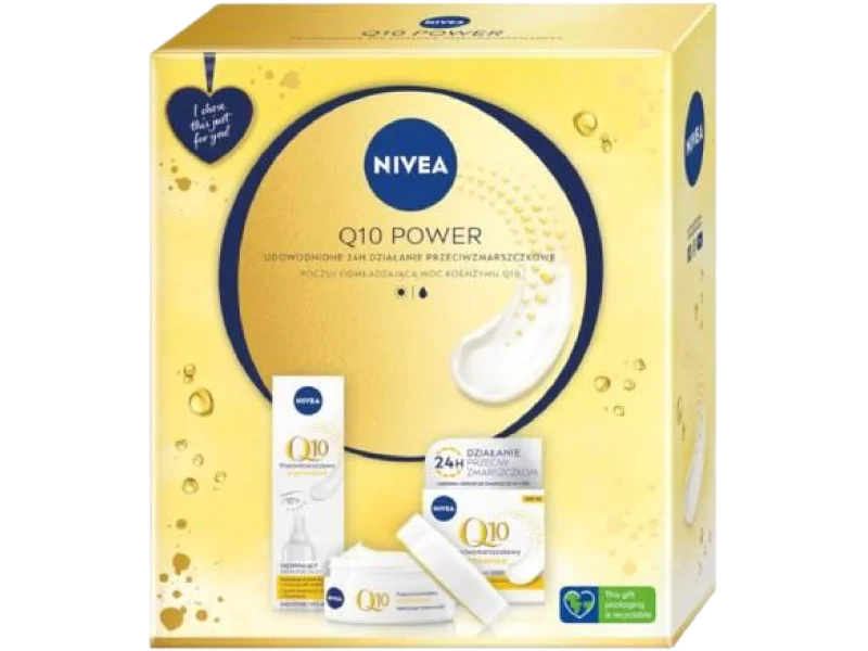 NIVEA Zestaw Q10 Power, krem, 50ml + 15ml ml