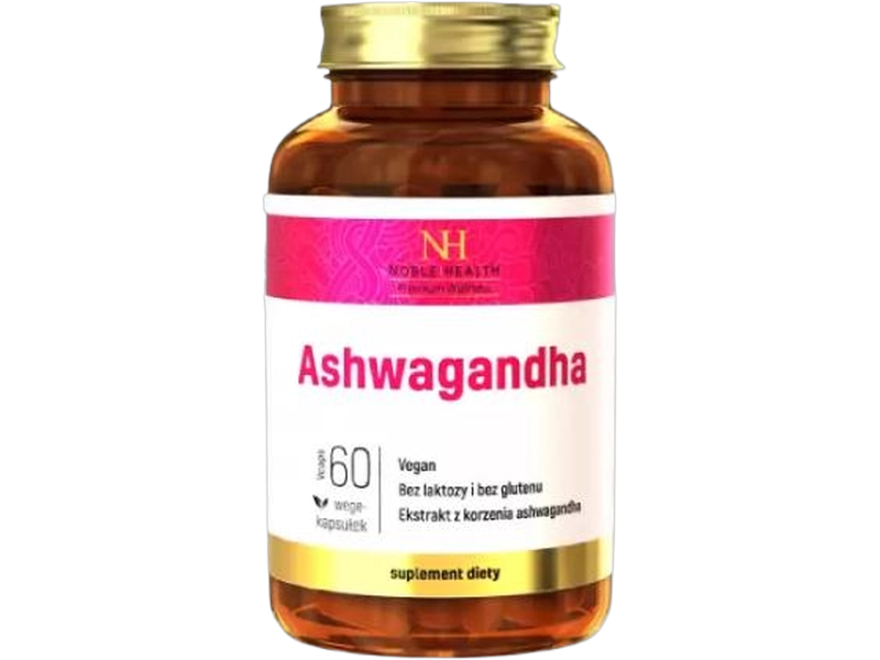 Noble Health Ashwagandha, kapsułki, 60 kaps.