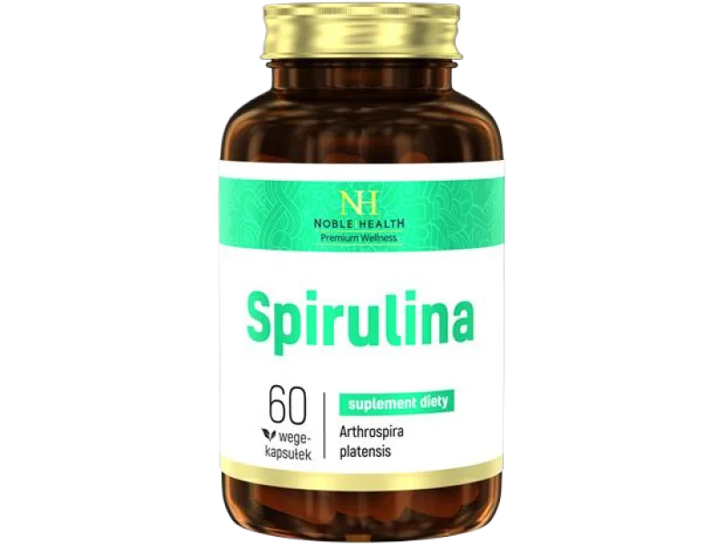 Noble Health Spirulina, kapsułki, 60 kaps.