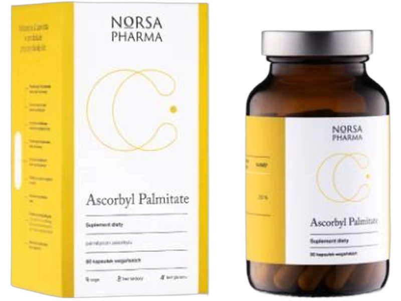 Norsa Pharma Ascorbyl palmitate witamina C, kapsułki, 200 mg, 90 kaps.